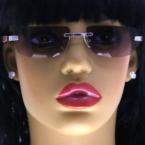 Liz Claiborne  "Dana" Rimless-Sunglasses